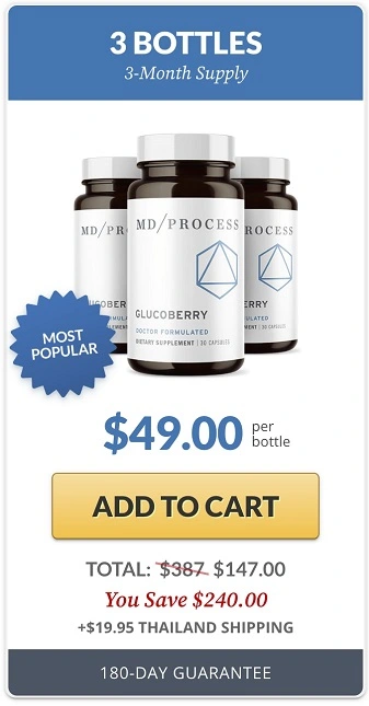 Buy GlucoBerry 3 Bottles